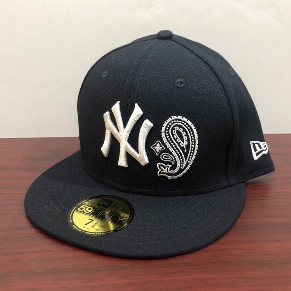 New Era, 59Fifty Fitted Hat, New York Yankees, Navy Blue & White - Picture 2 of 12
